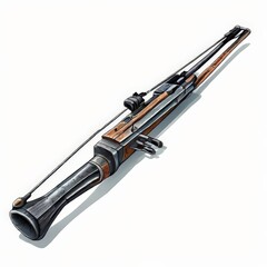 AI Image Generator, Crossbow isolated