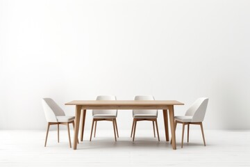 Dining table and chairs set.
