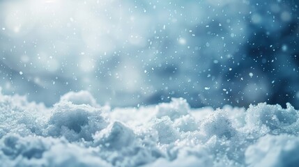 Fototapeta premium Natural Winter Christmas background with sky.