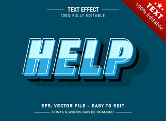 Retro trend y2k style editable text effect