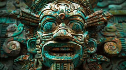 Fototapeta premium Lost to the sands of time, vanished civilizations such as the Mayans and the Minoans continue to fascinate archaeologists and historians.