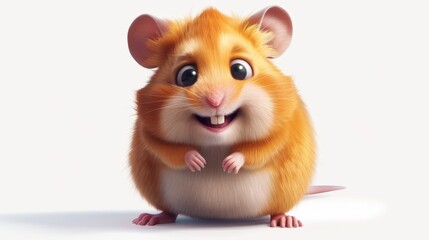  Playful Cartoon Hamster