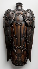 Intricate steampunk-inspired armor plating