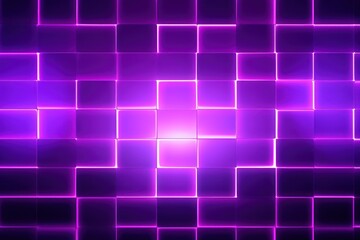 Purple grid pattern neon light backgrounds abstract.