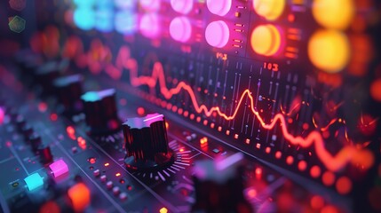 A macro photograph of an analog oscilloscope screen, displaying a waveform with intricate patterns of modulation, highlighting the beauty of electronic signals.
