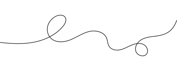 Wavy line pattern with curvy abstract squiggles in a psychedelic wiggle design, isolated with white background.