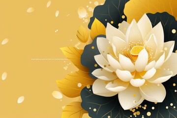 Fototapeta premium logo simple line drawing of a flower with a leaf white background minimalist style simple design flat vector graphic logo minimalistic background