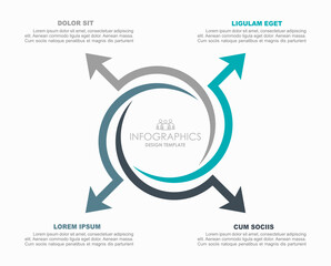 Infographic design template with place for your data. Vector illustration.