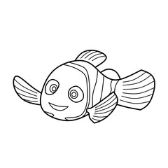 Cute fish sketch