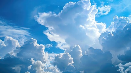 Scenic Blue Sky and Clouds View