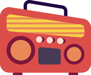 Radio carnaval illustration
