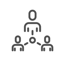 Network related icon outline and linear vector.
