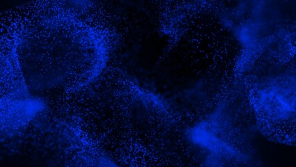Abstract Particles Background Animation 3D