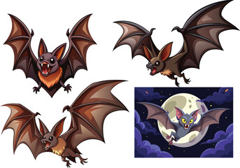 Seychelles fruit bat hanging on papaya branch, Mahe Seychelles 1