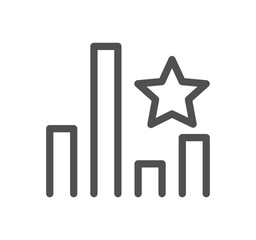 Exclusive benefit related icon outline and linear vector.
