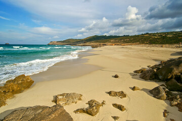 Arenalet d'Aubarca beach. Llevant Peninsula. Arta. Mallorca. Balearic Islands. Spain.