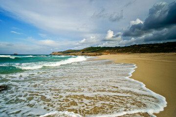 Arenalet d'Aubarca beach. Llevant Peninsula. Arta. Mallorca. Balearic Islands. Spain.