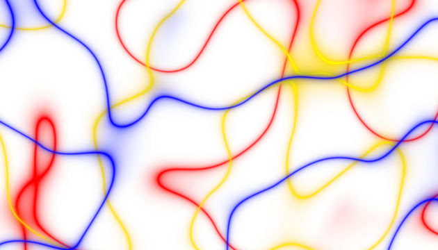 Abstract colorful spectrum thin linear abstract curved wavy wide pattern for background, wallpaper, banner, label etc. Overlay png design