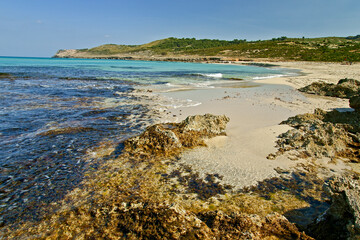 Arenalet d'Aubarca beach. Llevant Peninsula. Arta. Mallorca. Balearic Islands. Spain.