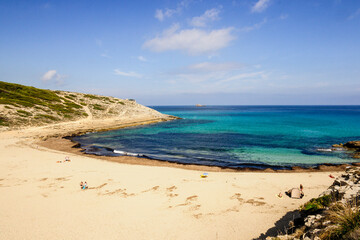 Cala Torta beach. Artà. Mallorca. Balearic Islands. Spain.