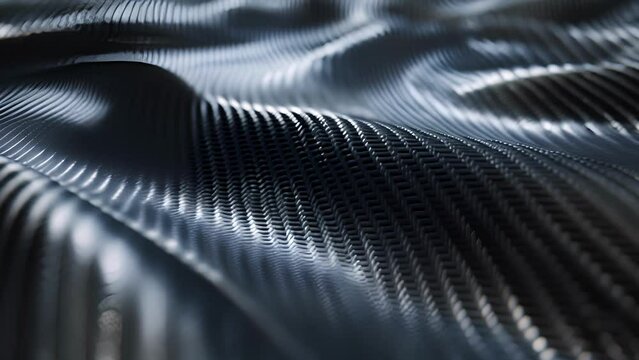 A closeup of a carbon fiber reinforced polymer surface with a marblelike pattern showcasing its elegant and luxurious texture.