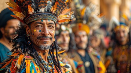 Obraz premium Timkadin Festival in Morocco. Berber culture