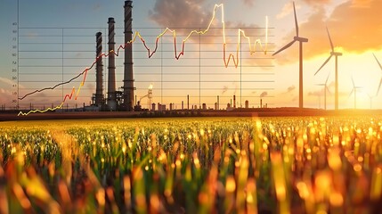 Environmentally Friendly Energy Company Stock Graph