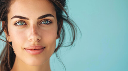Fototapeta premium Creative Vision: Close-Up Portrait of Editorial Content and Creative Manager