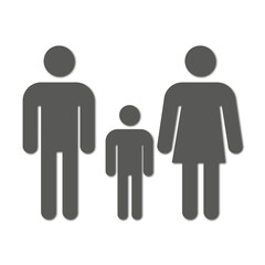 Flat illustration in black color. Avatar, user profile, person icon, profile picture. Suitable for social media profiles, icons, screensavers and as a template...