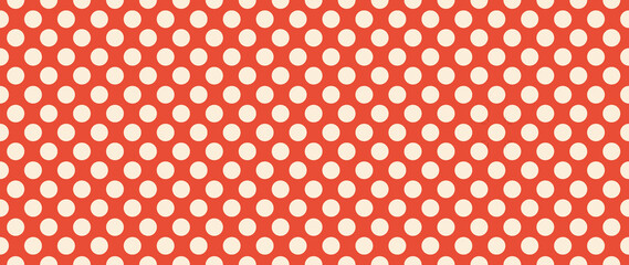 Flat illustration. Minimalistic trendy seamless background. Trendy polka dot pattern. Perfect for screensaver, poster, card, invitation or home decor...