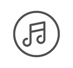 Audio and video related icon outline and linear vector.
