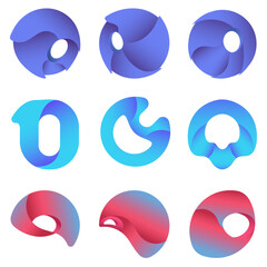 Vector Bundle Gradient O Modern Logo