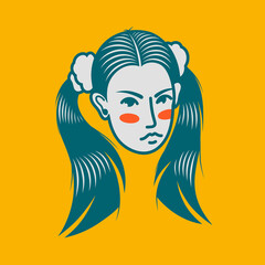 Character design avatar flat minimalist 15