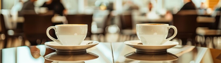 Coffee break at conference meeting