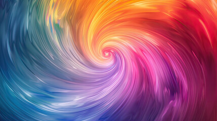 Fototapeta premium Colorful swirling vortex design background, AI generative
