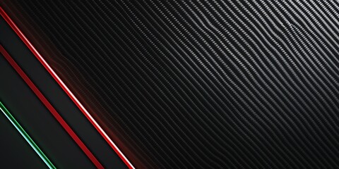 a carbon fiber background with one black and one green, red line, 2:1, banner website, ads banner, landing page, industrial carbon  black wallpaper