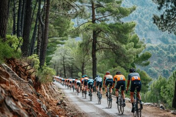road cyclist riding in competition professional photography