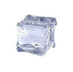 Obraz premium ice cube isolated on the white background