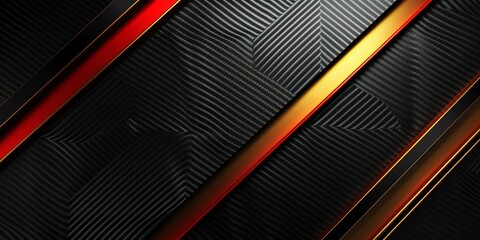 wallpaper carbon black red gold elegant futuristic
