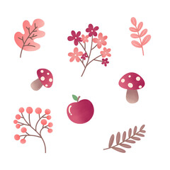 autumn theme element cute