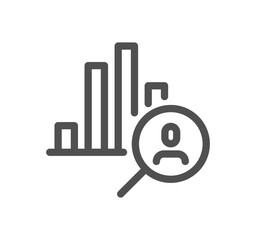 Headhunting related icon outline and linear vector.
