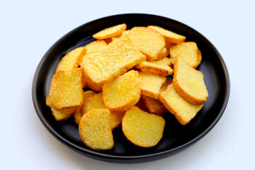 Crispy butter and sugar bread