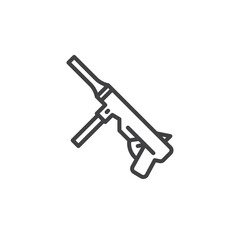 Grease Gun line icon