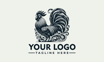 Roaster Vector Logo Symbolize Tradition, Quality, and the Art of Coffee Roasting Majestic Roaster Vector Logo A Timeless Design for Coffee, Café, and Gourmet Brands