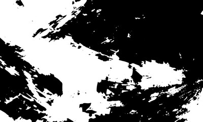 Grunge detailed black abstract texture. Stripes, veins. Vector background..worn surface