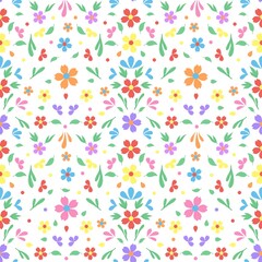 seamless pattern with flowers