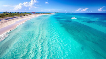 Crystal-clear waters and pristine beaches of Turks and Caicos amazing Caribbean