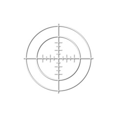 Marketing Target icon isolated on transparent background