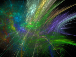 Imaginatory fractal abstract background Image