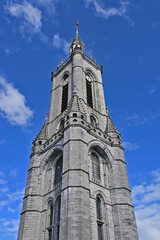 Fototapeta premium Tournai, La Torre civica, Fiandre - Belgio